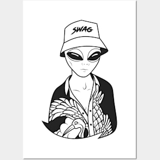 ALIEN SWAG Posters and Art